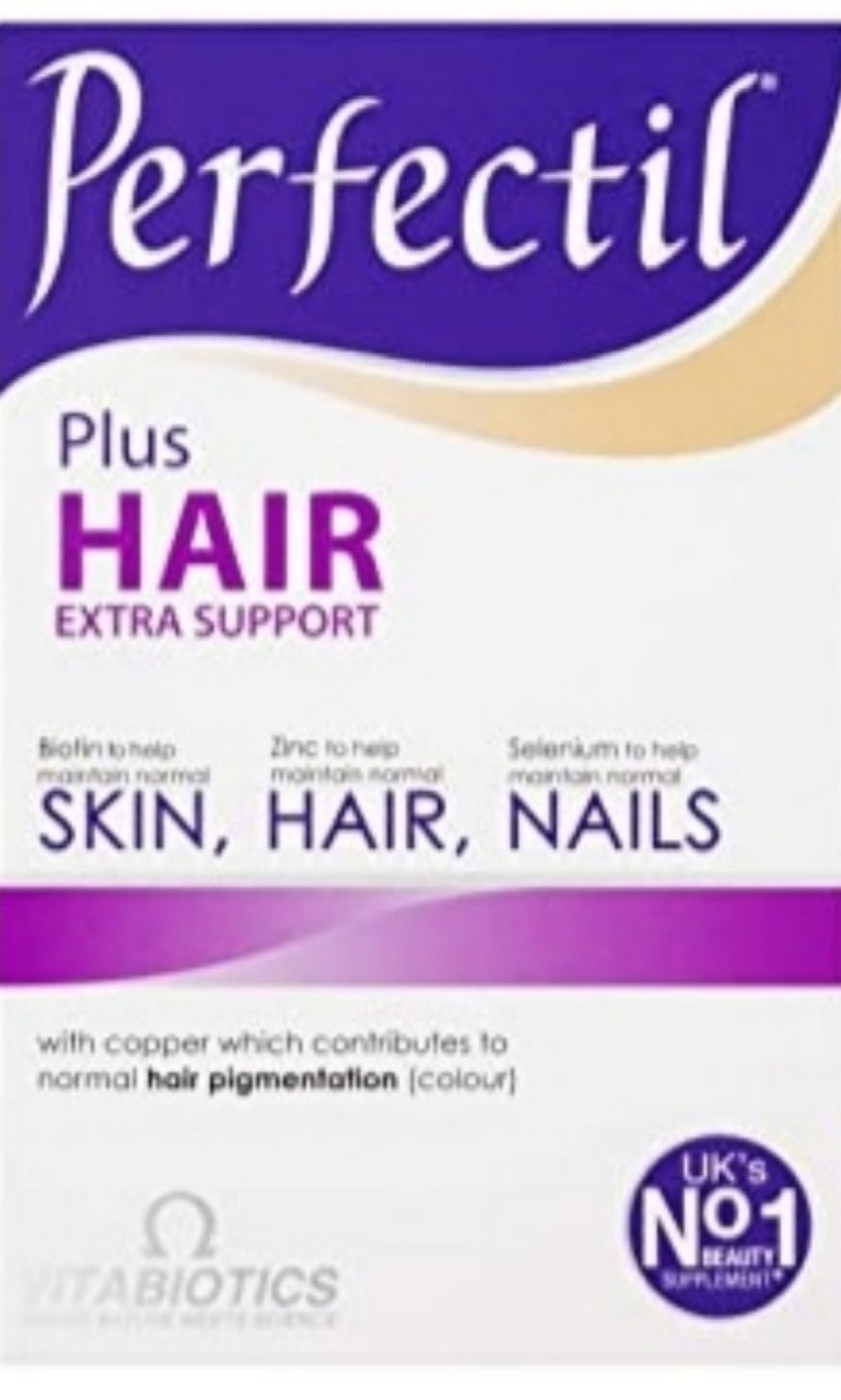 Perfectil Plus Hair 60 tab Multi-Vitamins & Minerals + Minerals grape seed extract