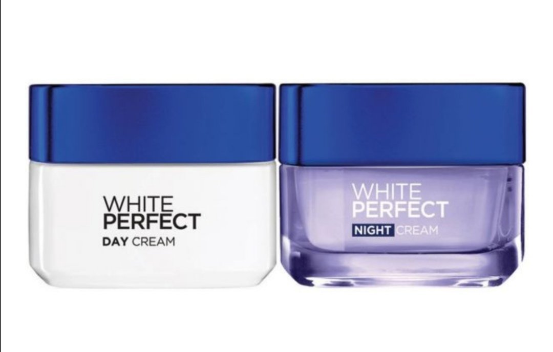 L'Oreal Paris White Perfect Day & Night Cream, 50ml & 50 ml