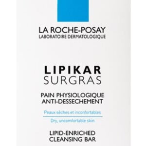 LIPIKAR SURGRAS  cleansing bar 150 g | صابونة تنظيف غنية بالمواد المرطبة للبشرة الجافة و الحساسة