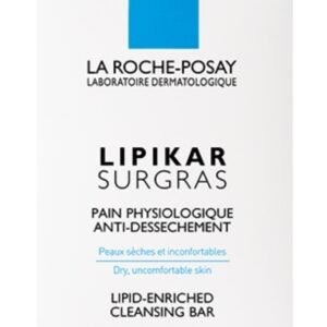 LIPIKAR SURGRAS  cleansing bar 150 g | صابونة تنظيف غنية بالمواد المرطبة للبشرة الجافة و الحساسة