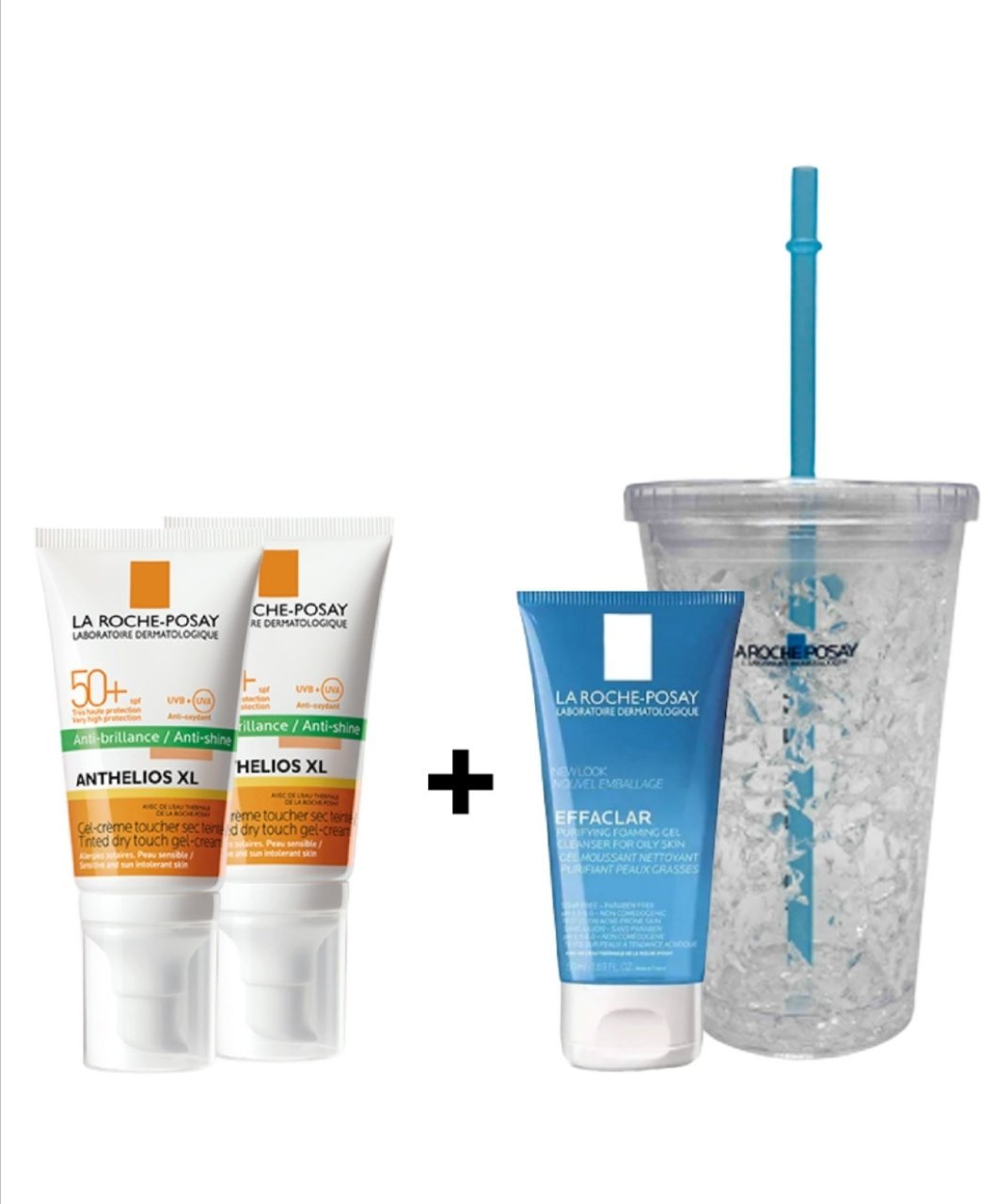 Anthelios XL Gel Cream SPF50 ml +Free Effaclar Gel, 50 Ml + Free Beach Cup