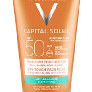 Capital Soleil Mattifying Face Fluid Dry Touch Sun Screen, SPF 50+, 50 ml