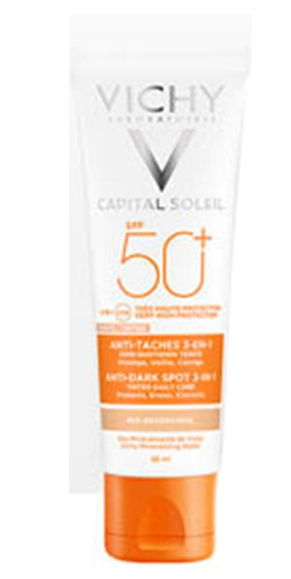 Capital Soleil Sun Screen Anti-Dark Spot, 3x1, SPF 50+, 50 ml
