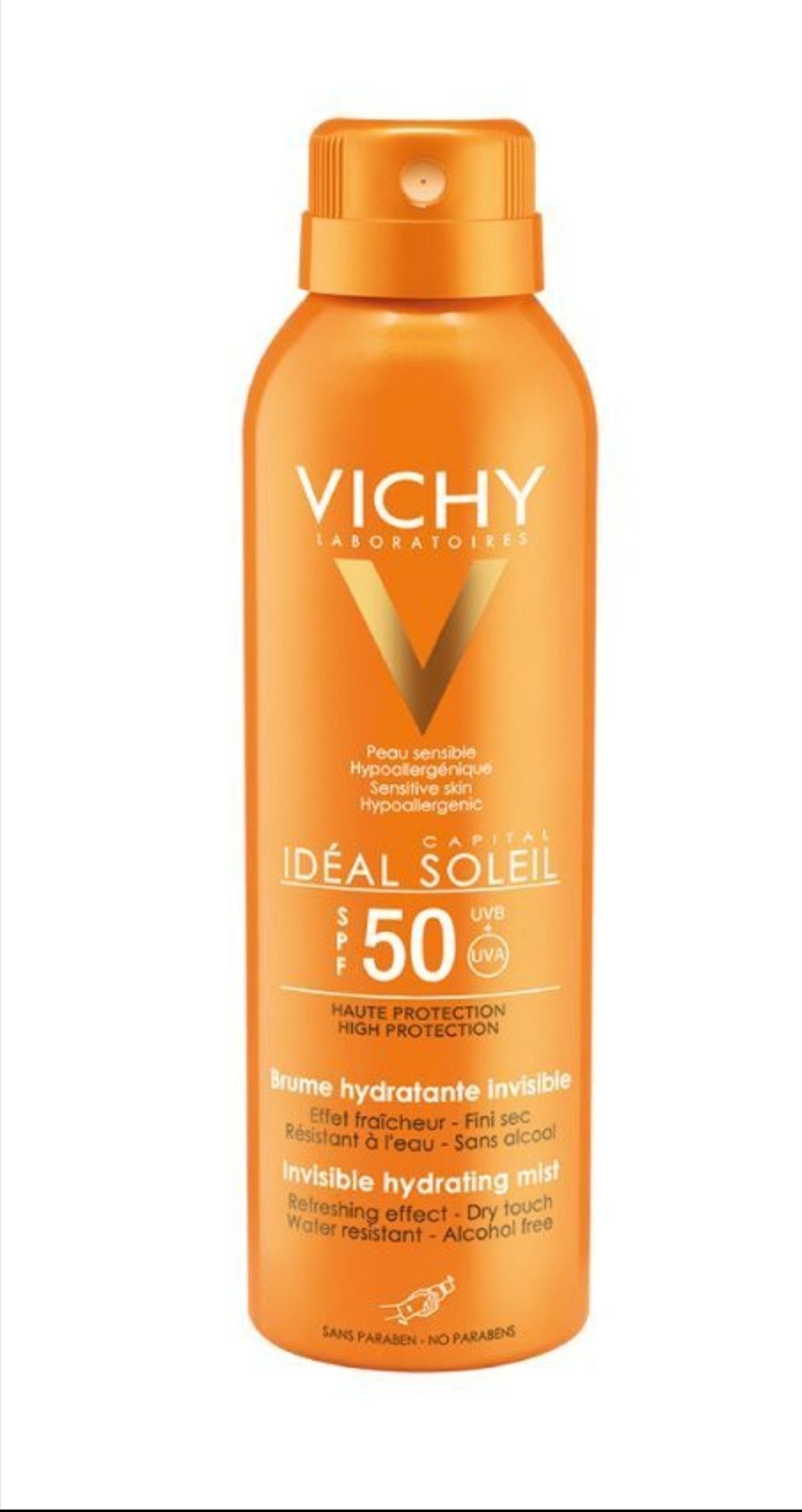 Ideal Soleil, Invisible Hydrating Mist, SPF 50, 200 ml
