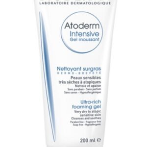 Atoderm Intensive Gel Moussant, Foaming Gel for Dry and Sensitive Skin, 200 ml