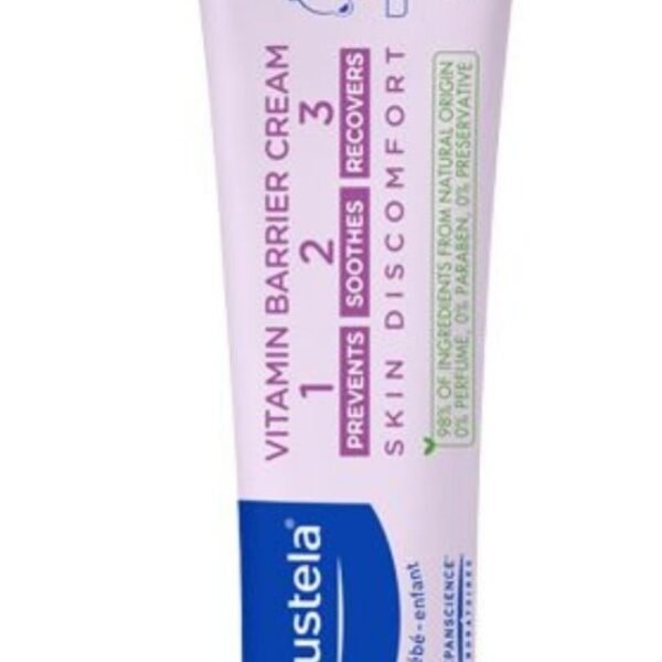 1 2 3 Vitamin Barrier Cream, 100 ml_mustela