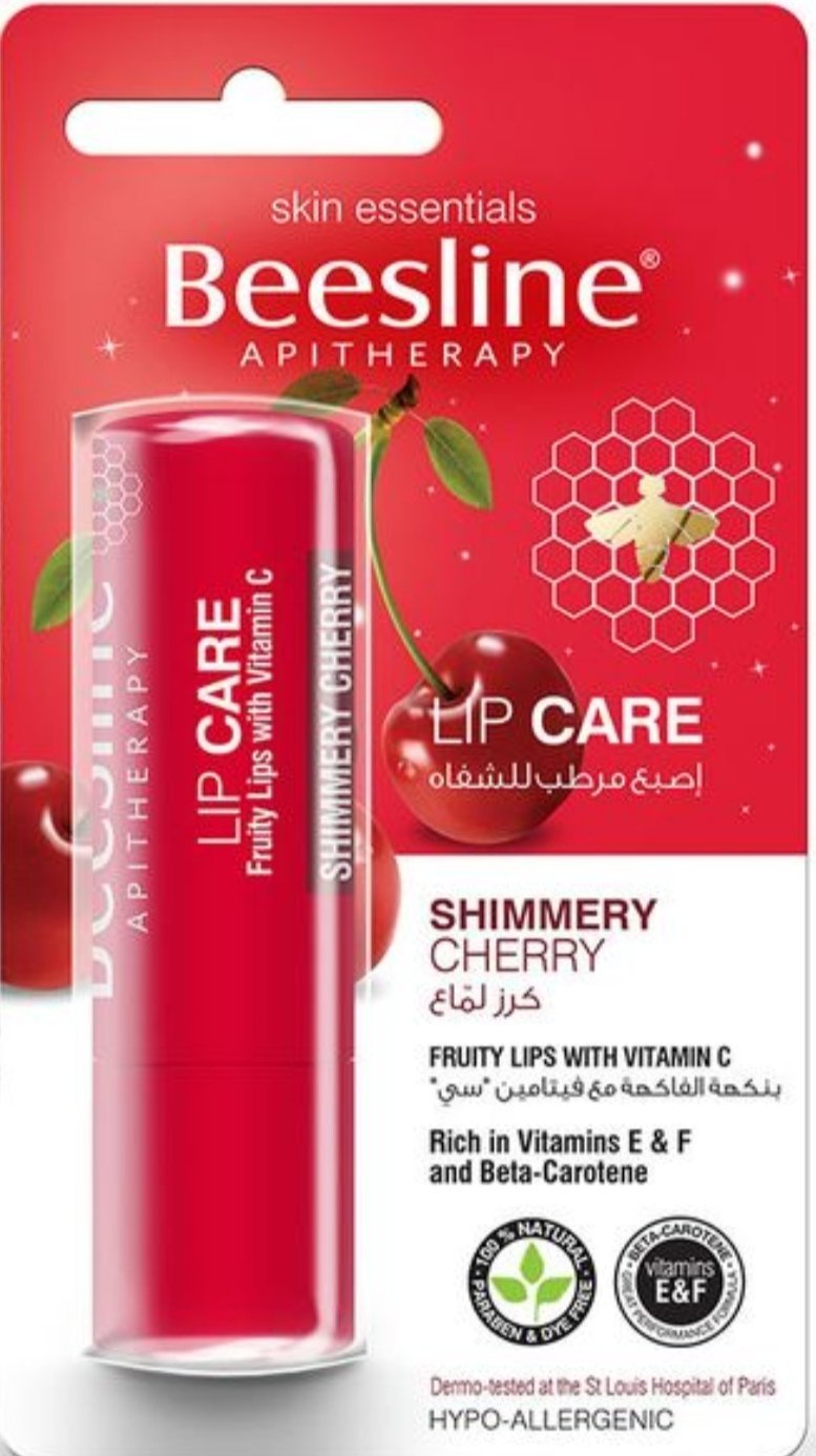 LIP CARE SHIMMERY CHERRY 4G_BEESLINE