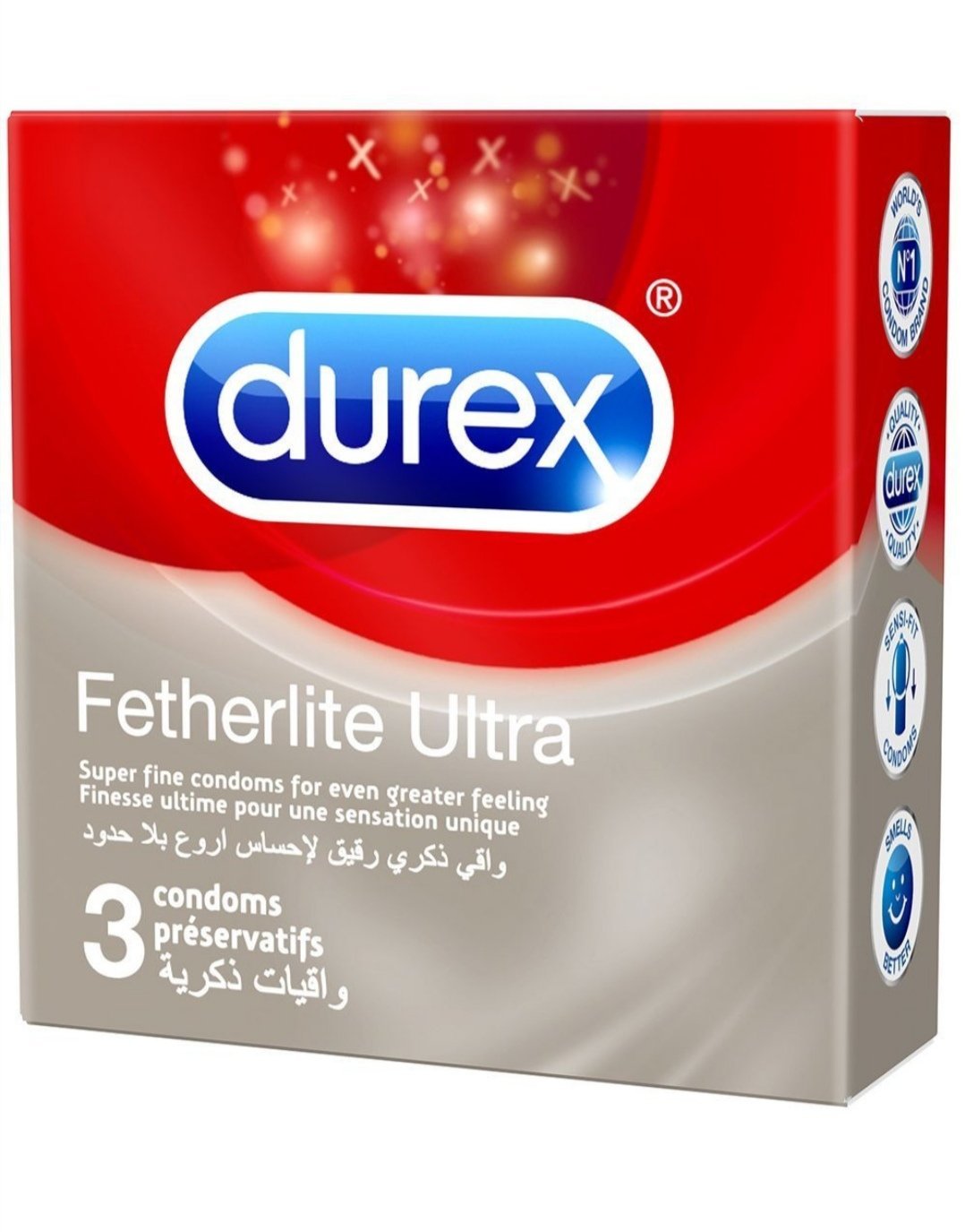 Fetherlite Ultra Condoms, 3 Pieces_ Durex