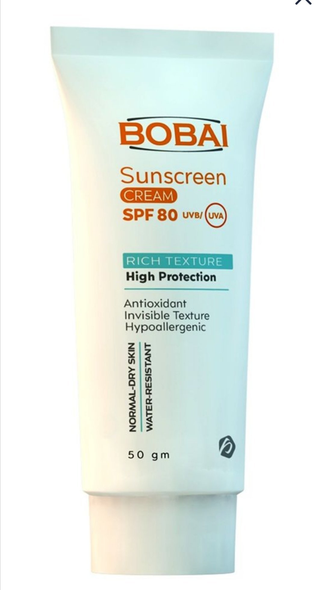Sun Screen Cream, SPF 80, 50 gm_Bobai