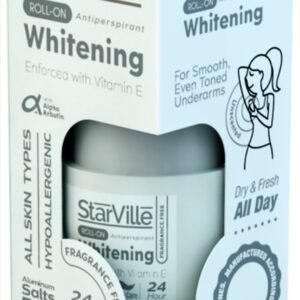 Whitening Roll On, Fragrance Free, 60 gm_Starville