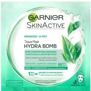 SkinActive Hydra Bomb Green Tea Tissue Mask, 32 gm*Garnier