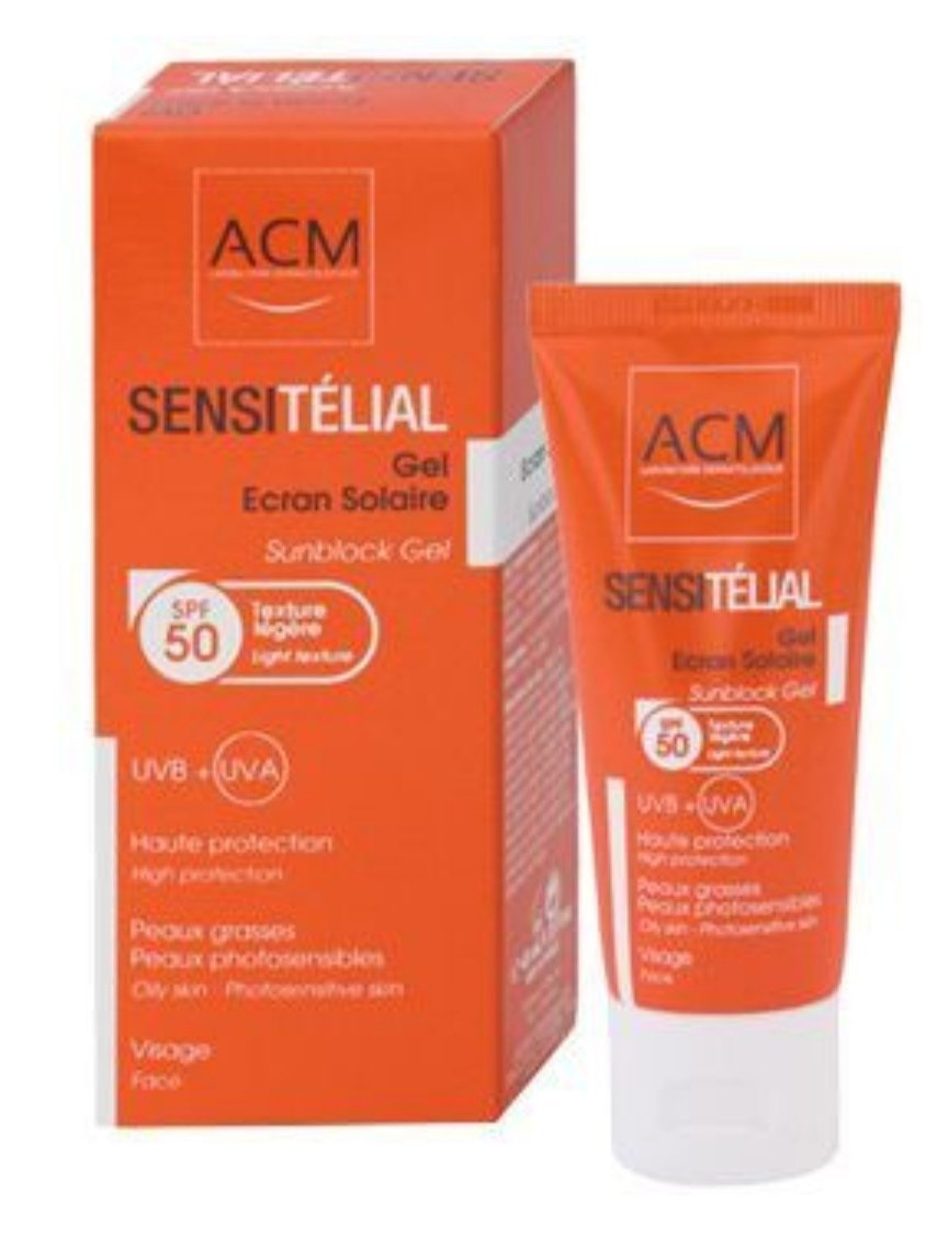 Sensitelial Sun Gel(Spf50+)Ultra Light, 40Ml