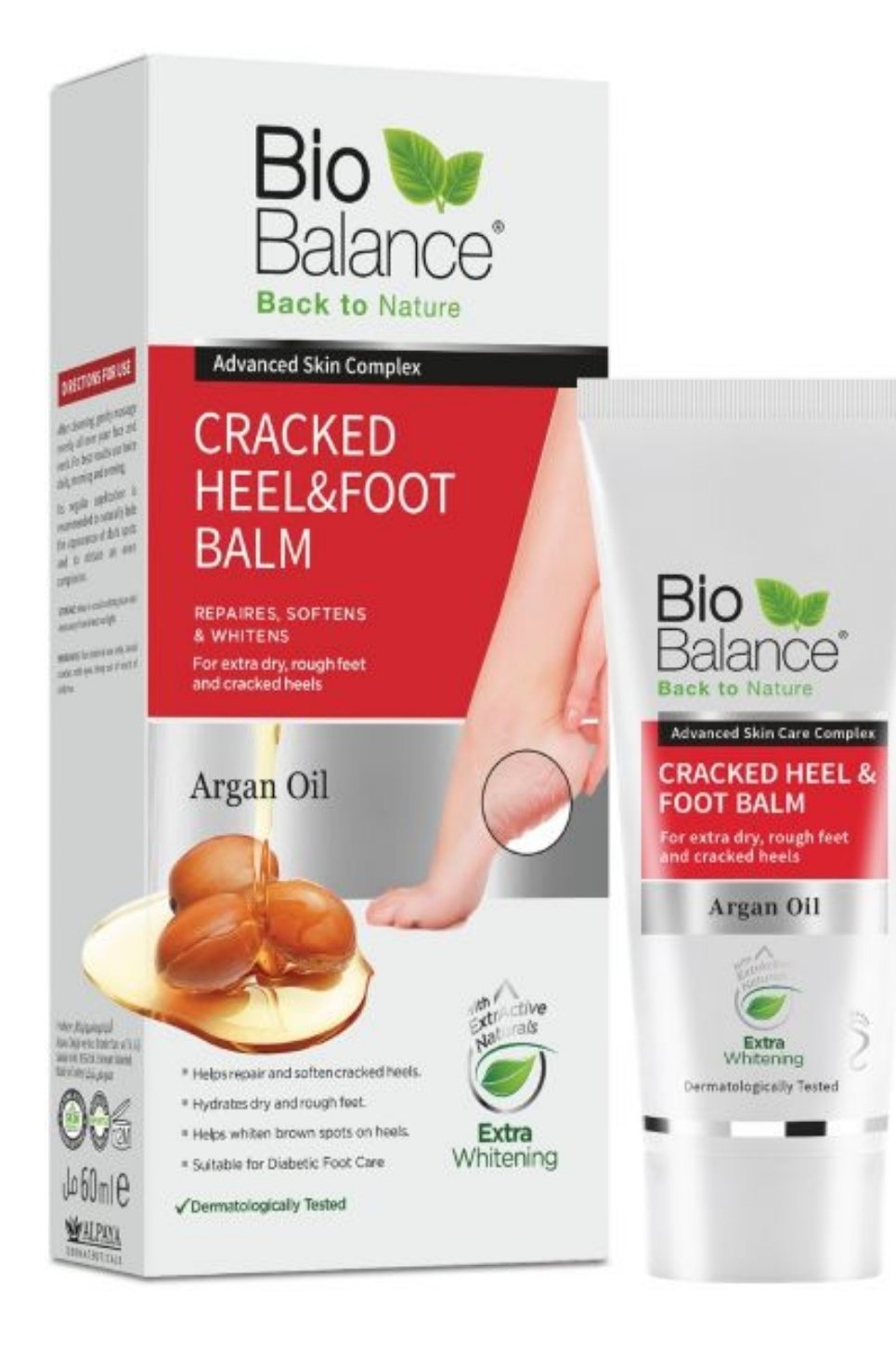 Argan Cracked Heel & Foot Balm, 60 ml**Bio Balance