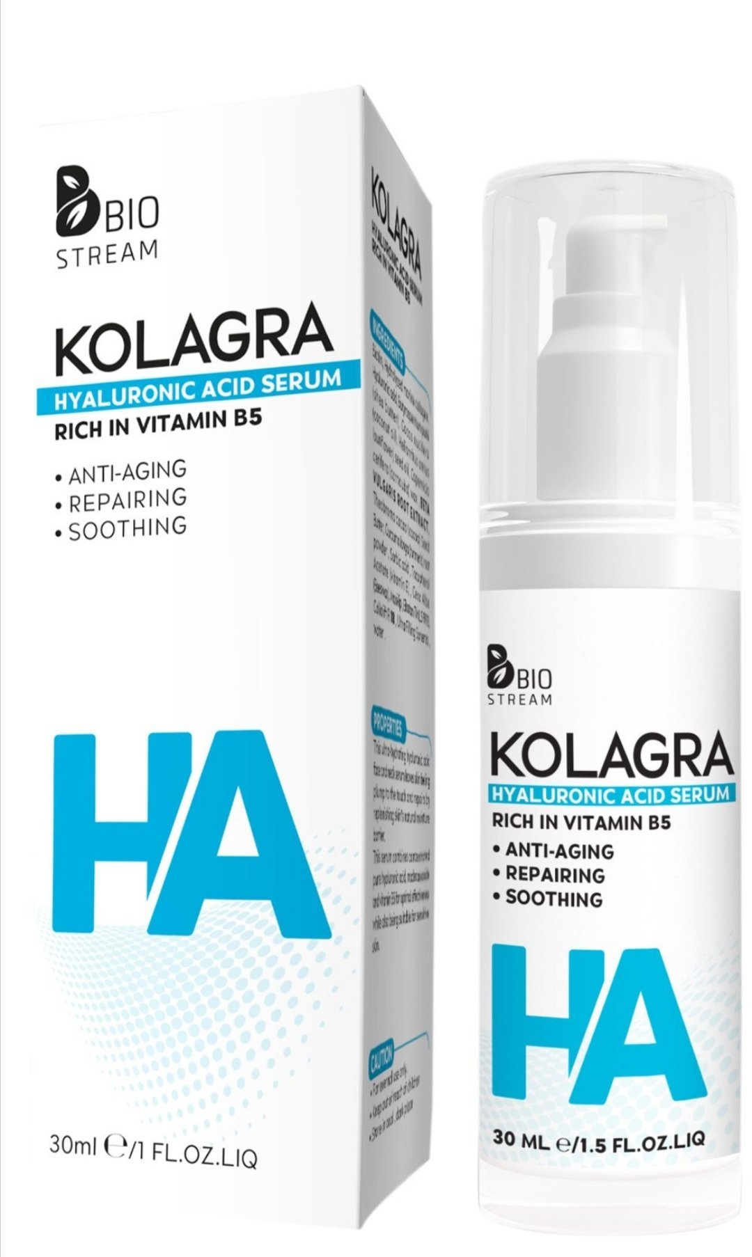 Hyaluronic Acid Serum, 30 ml*Kolagra