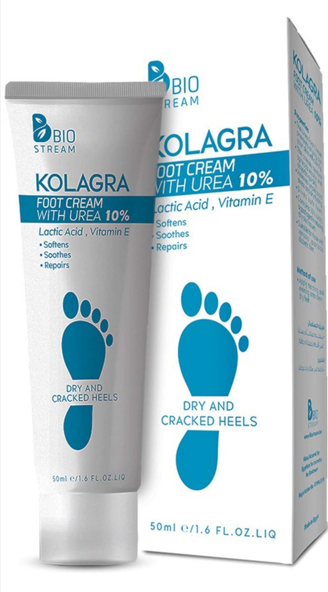 Foot Cream With Urea 10%, 50 Ml*Kolagra