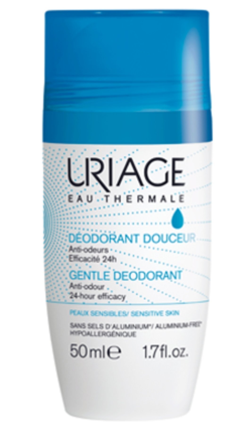 Douceur Sensitive Skin Roll-On Deodorant, 50 ml*Uriage