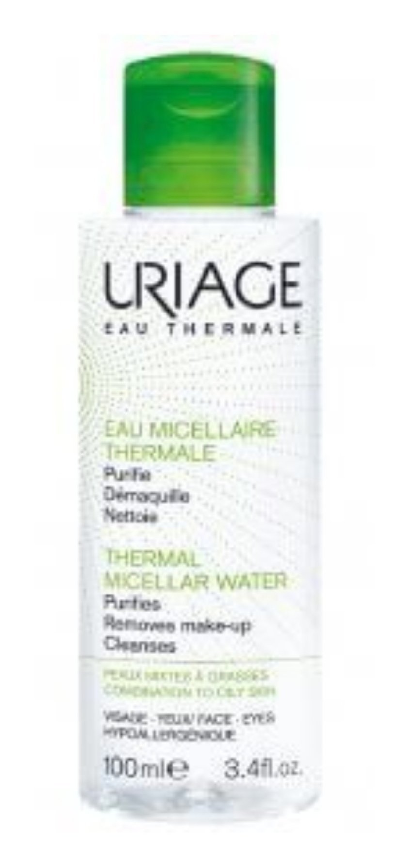 Makeup Remover Micellar For Combination&Oily Skin, 100 ml*Uriage