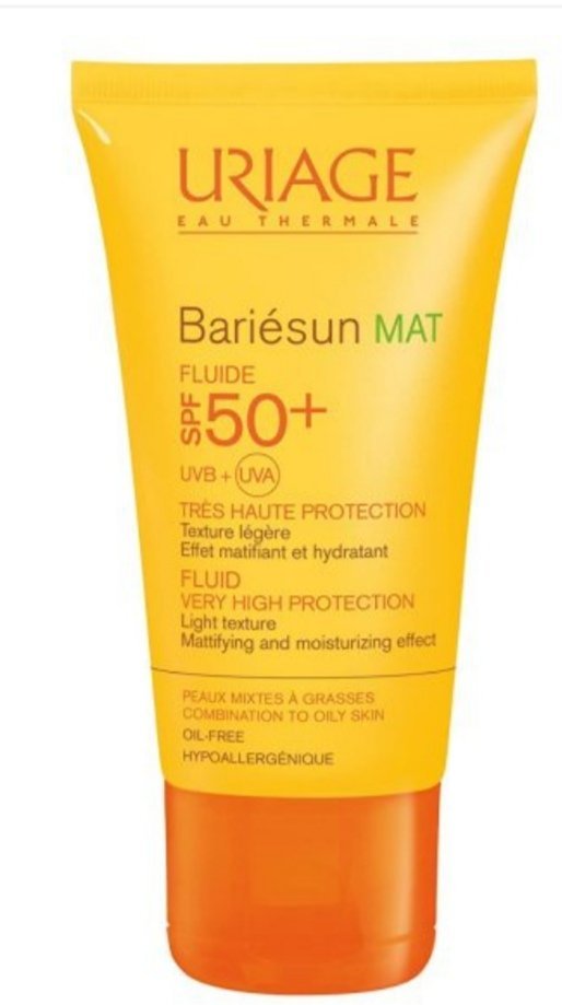 Bariesun Mat Light Fluid, SPF 50+, 50 ml**Uriage