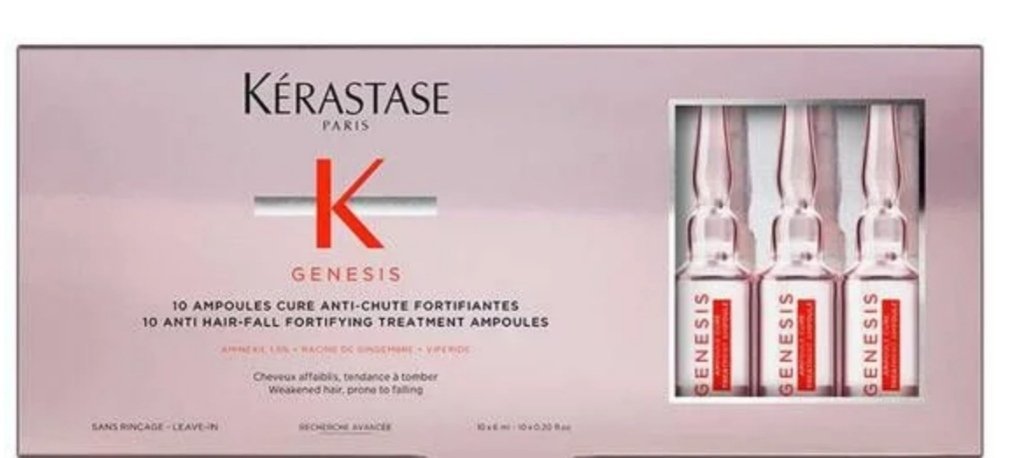 Cure Anti-Chute Fortifiantes Anti - Hair fall Treatment 10 Ampoules**kerastase