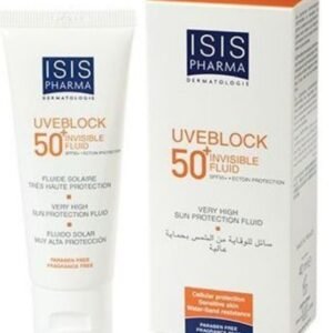 UVE Block, Invisible Fluid, SPF 50+, 40 ml*Isis Pharma