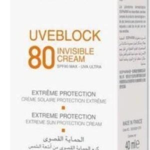 UVE Block, Invisible Cream, SPF 80, 40 ml**Isis Pharma