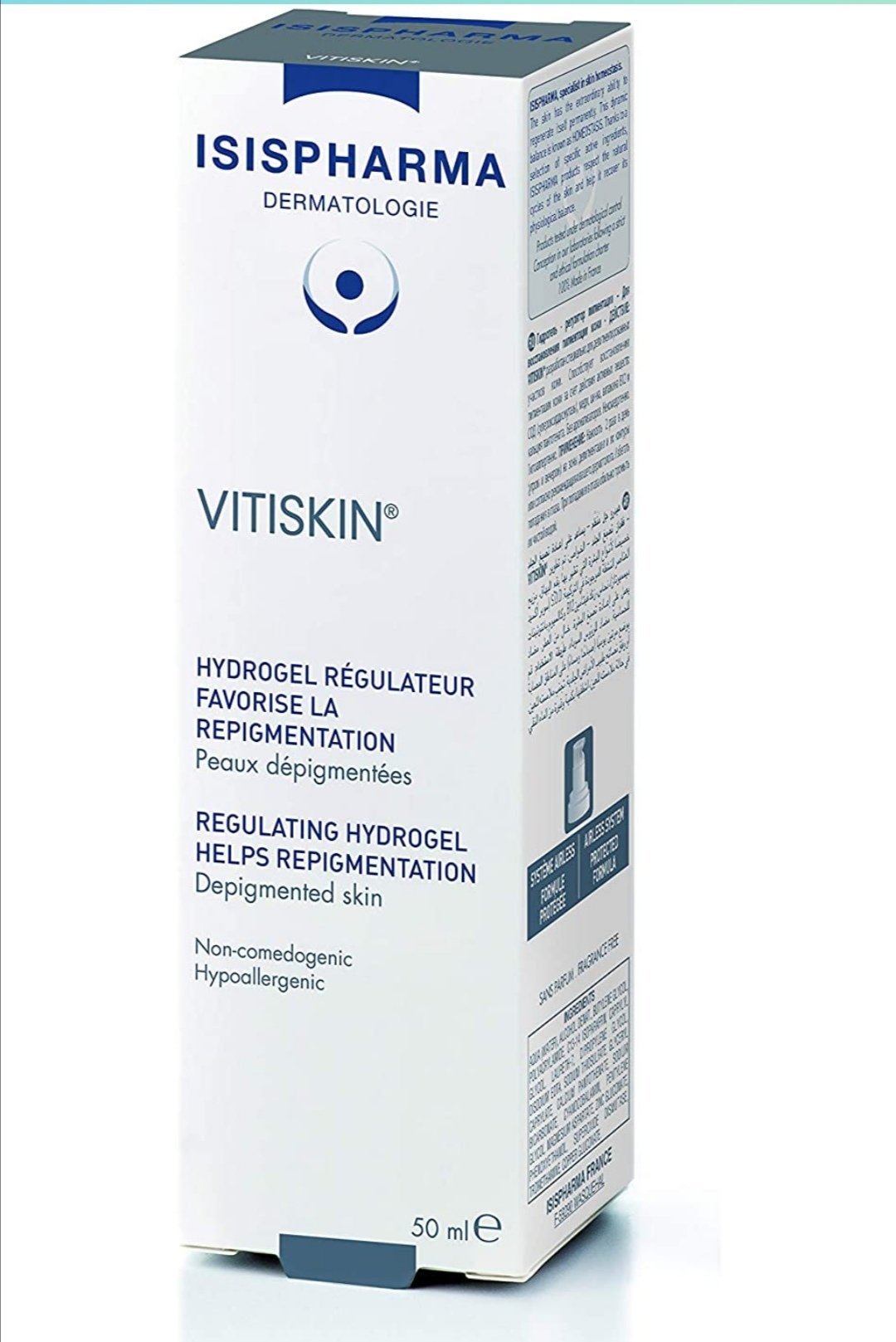 Vitiskin Hydrogel Depigmented Skin, 50 ml***Isis Pharma
