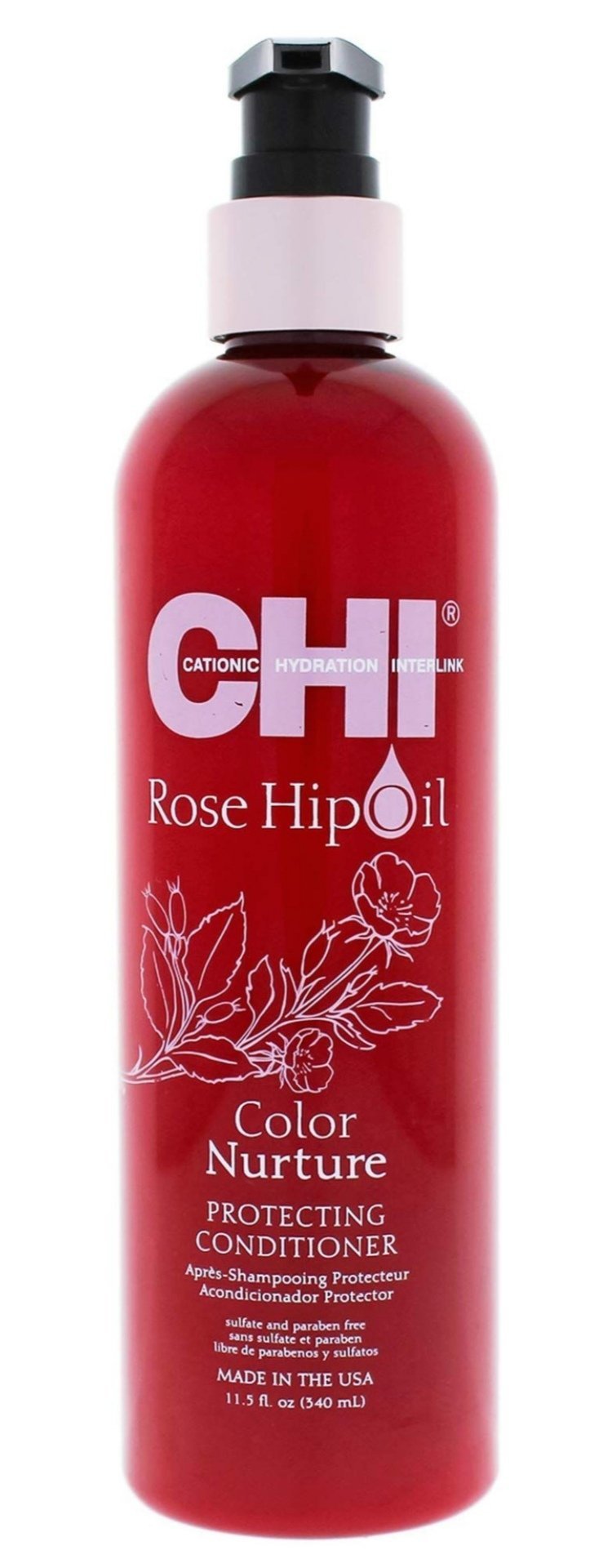 Rose Hip Oil Color Nurture Protecting Conditioner, 340 ml¦CHI