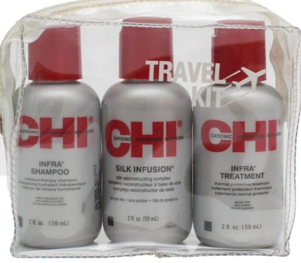 KIT INFRA_SMALL(SHAMPOO 59 ML – TREATMENT 59 ML -SILK IN 59 ML)|CHI