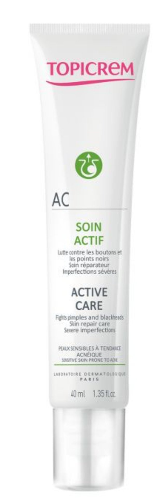 Active Care For Acne Porne Skin, 40 ml l Topicrem