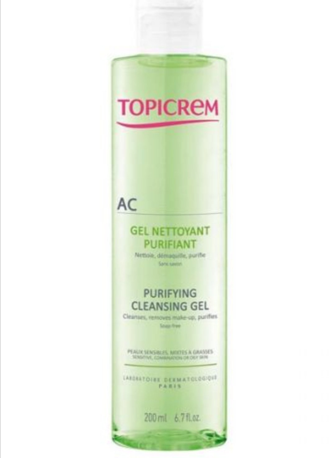Active Care Purifying Cleansing Gel, 200 ml | Topicrem