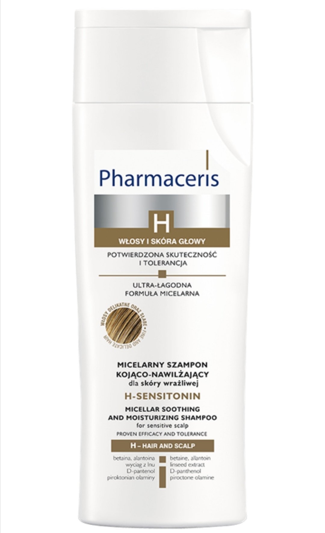 Sensitonin Micellar Soothing Shampoo For Sensitive Scalp, 250 ml | Pharmaceris