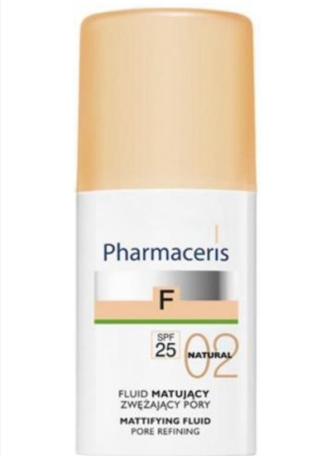 F-Fluid Foundation With SPF 25, 02 Natural, 30 ml | Pharmaceris
