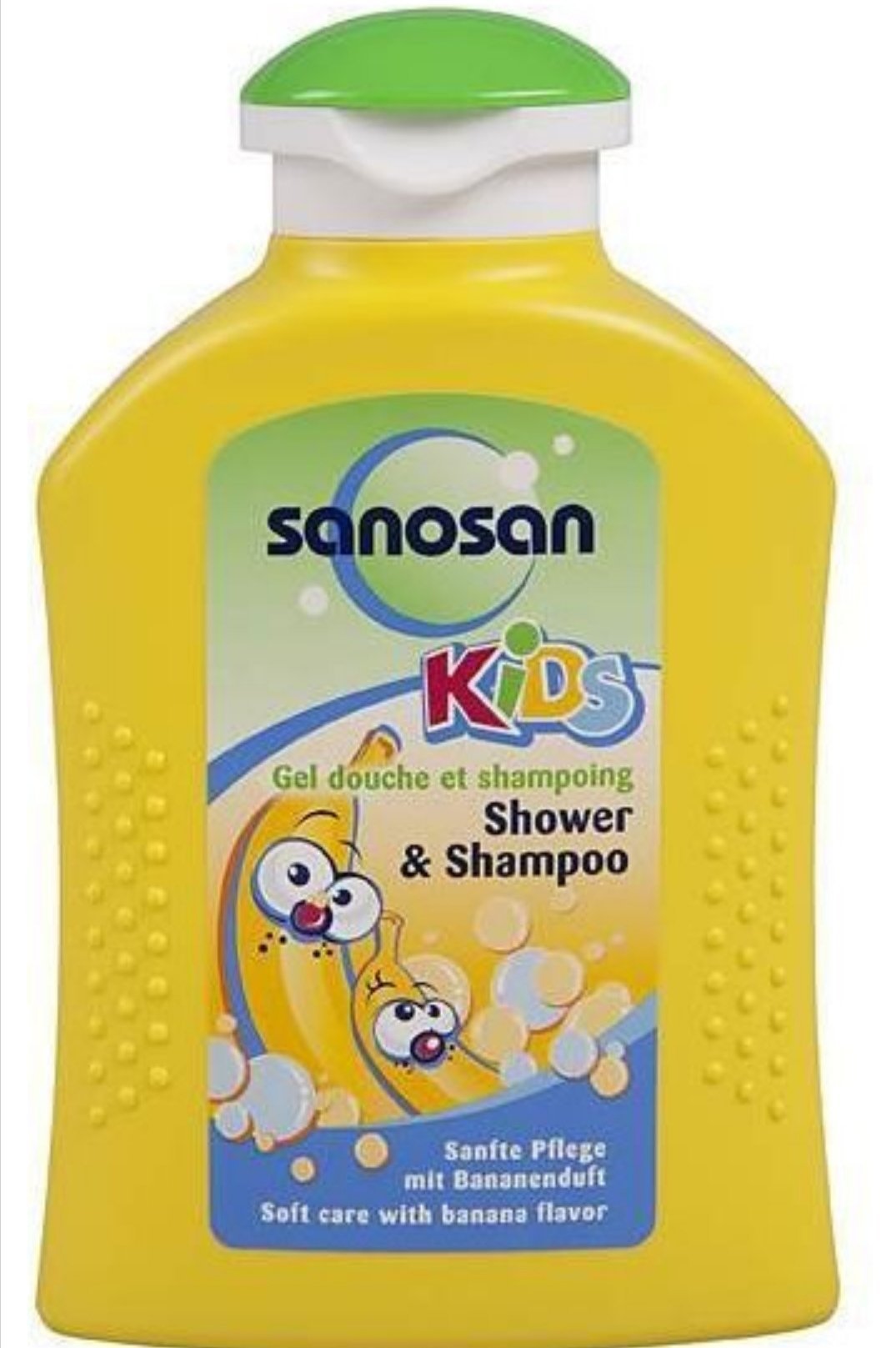Kids 2x1 Banana Shower & Shampoo, 250 ml | Sanosan