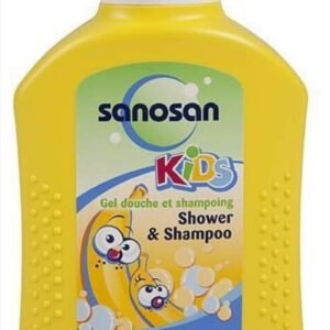 Kids 2x1 Banana Shower & Shampoo, 250 ml | Sanosan