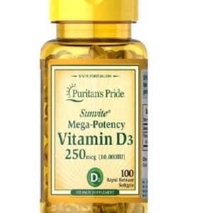 - Vitamin-d3-10000 IU 100 softgel | puritan-s-pride