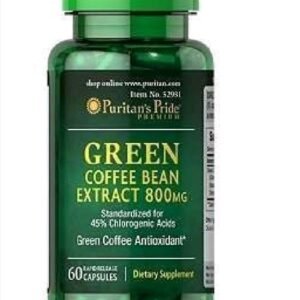 Green-coffee-beans extract 800mg 60 cap|puritin"s pride