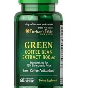 Green-coffee-beans extract 800mg 60 cap|puritin"s pride