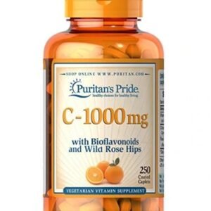 C- 1000 mg with Bioflavonoids & Rose Hips Supports Immune  100 cap |puritin's pride