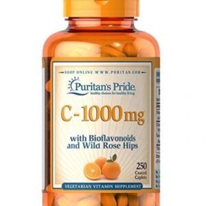 C- 1000 mg with Bioflavonoids & Rose Hips Supports Immune  100 cap |puritin's pride