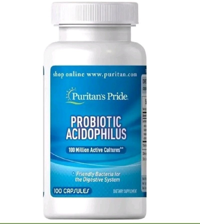 Probiotic-acidophilus-100-million-100-capsules| puritan-s-pride