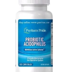 Probiotic-acidophilus-100-million-100-capsules| puritan-s-pride