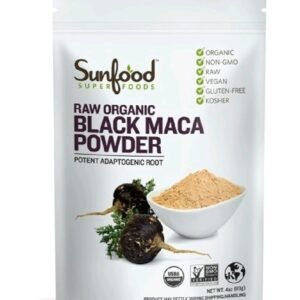 Maca-powder-black-4oz-organic.|sunfood