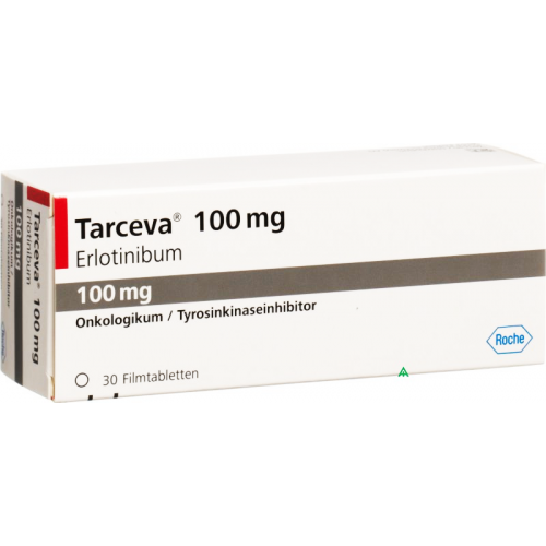 TARCEVA 100 MG ( ERLOTINIB ) 30 FILM- COATED TABLETS
