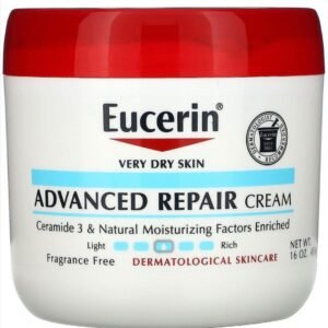 Advanced Repair Cream, Fragrance Free, 16 oz - 454 g | Eucerin