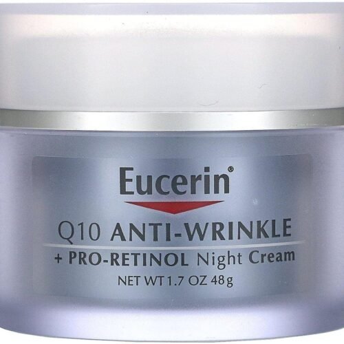 Eucerin, Q10 Anti-Wrinkle + Pro-Retinol Night Cream, 1.7 fl oz - 48 g