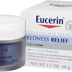 Redness Relief, Dermatological Skincare, Night Creme, 1.7 oz (48 g)|Eucerin,