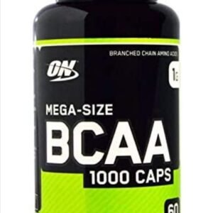 BCAA 1000 Caps, Mega-Size, 1 g, 60 Capsules _Optimum Nutrition