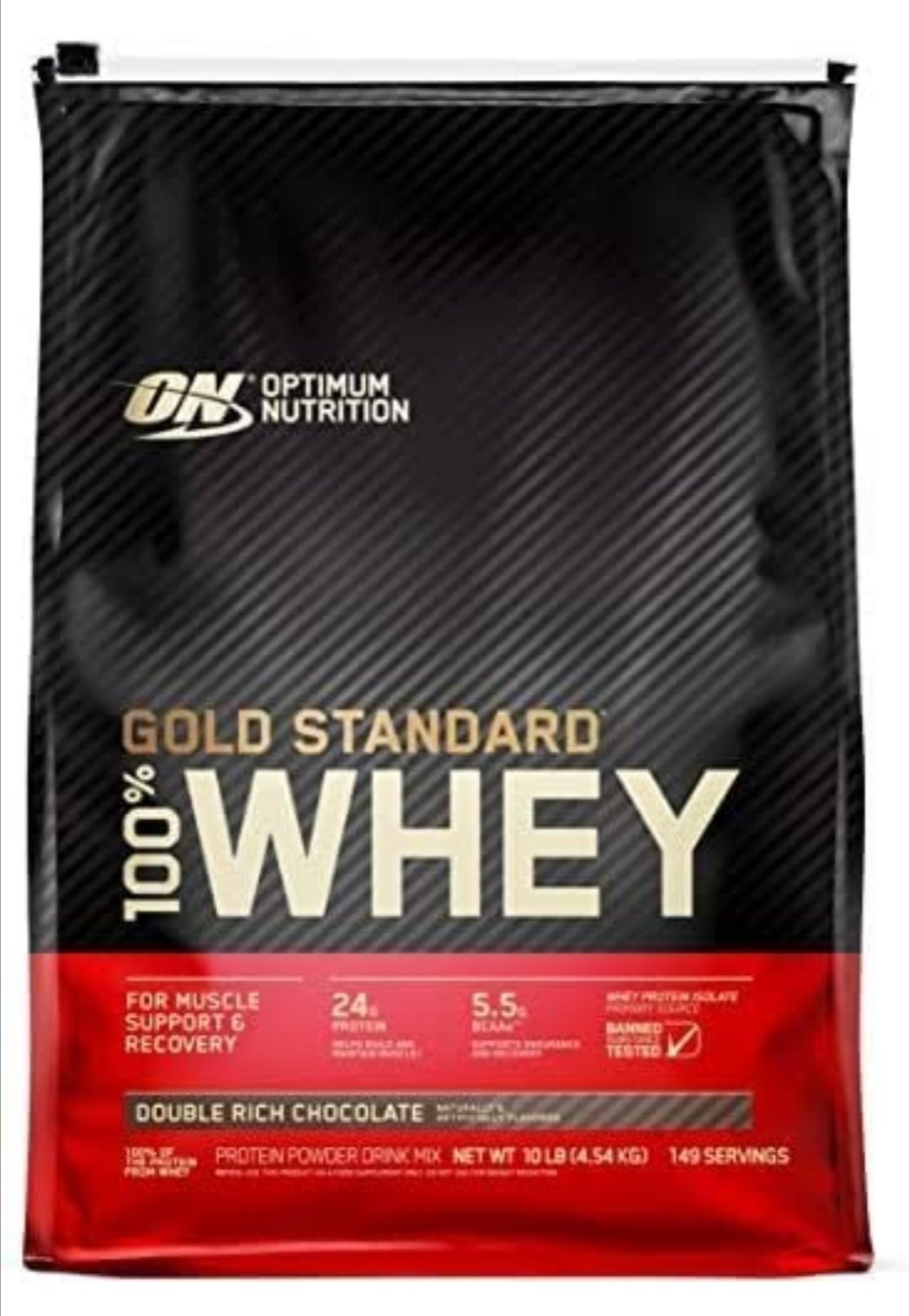 Gold Standard Whey Protein Chocolate (4.5kg) _on_optimum nutration