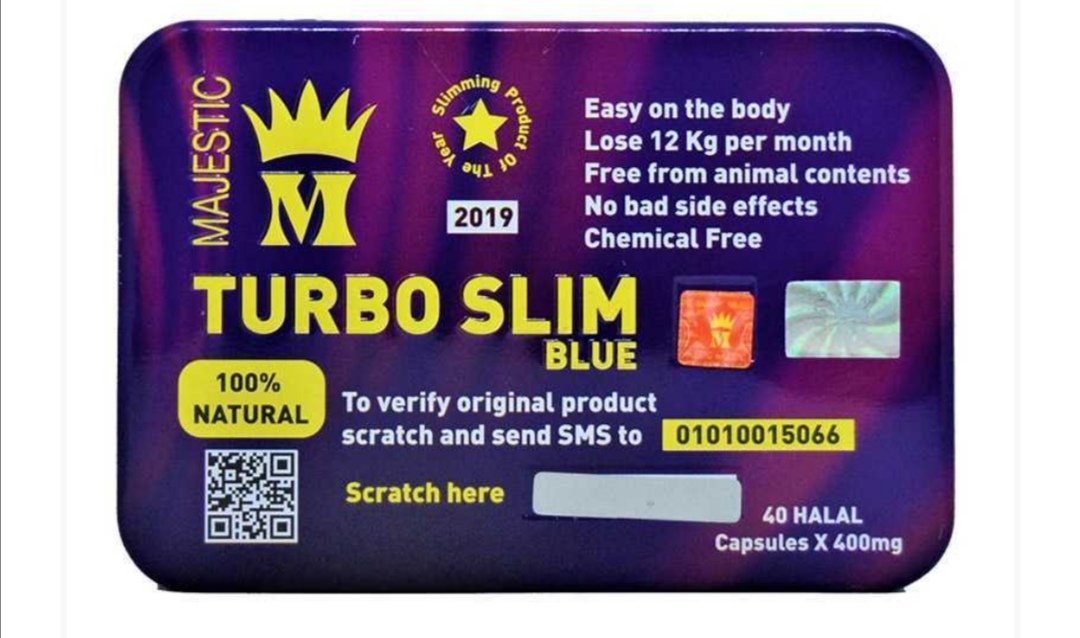 Turboslim Blue capsules | Majestic | 40 cap