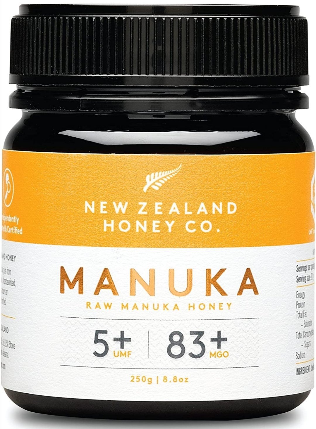 . Raw Manuka Honey UMF 5+ | MGO 83+, 8.8oz / 250g-New Zealand Honey Co